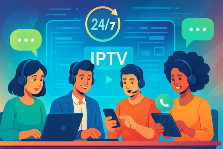 IPTVGREAT 24/7 customer support for IPTV services, always available to help users